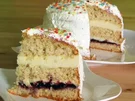 Vanille Kokoscreme Torte - Rezept