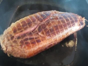 Niedergaren : Marinierter Schweinerollbraten - Rezept - Bild Nr. 3