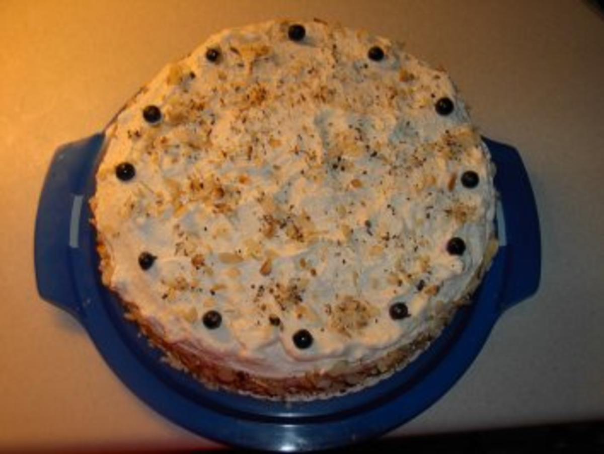 Heidelbeer - Sahne - Torte - Rezept