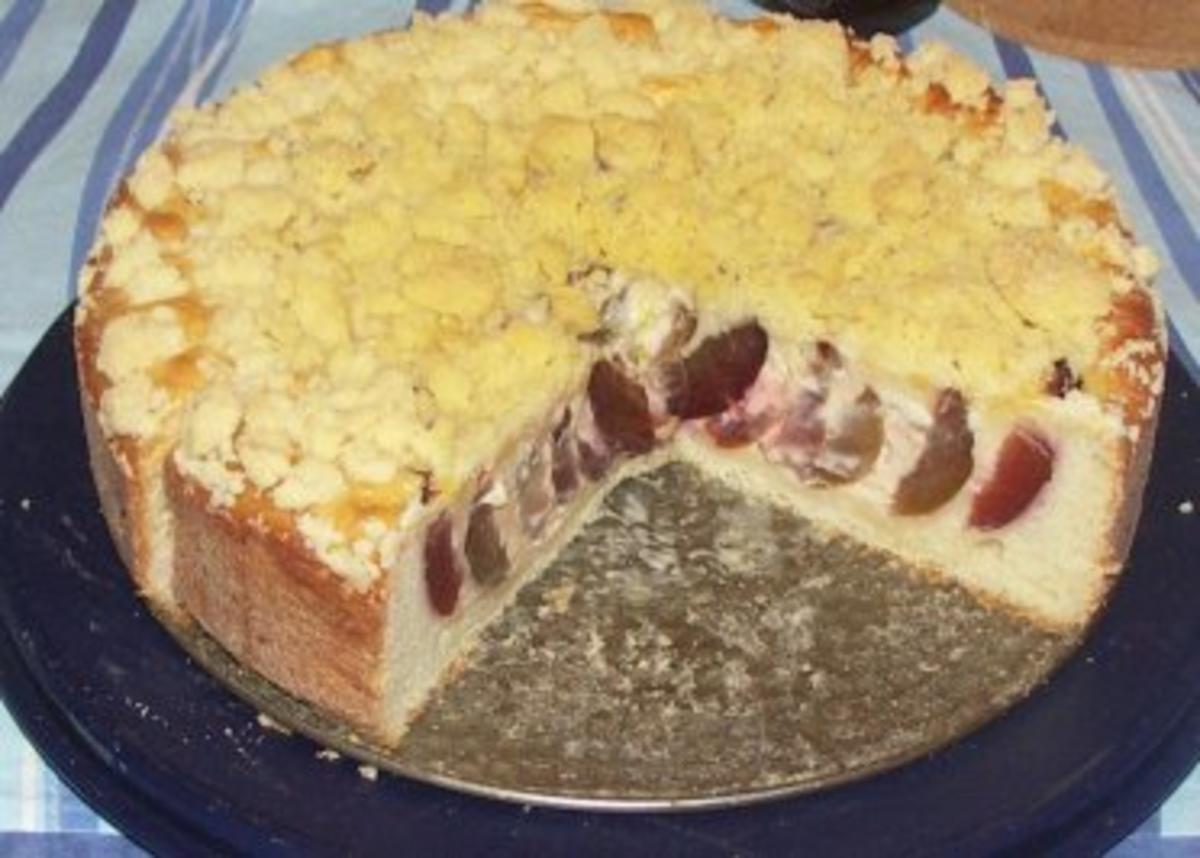 Zwetschgenkuchen mit Mascarpone und Streusel - Rezept - Bild Nr. 2