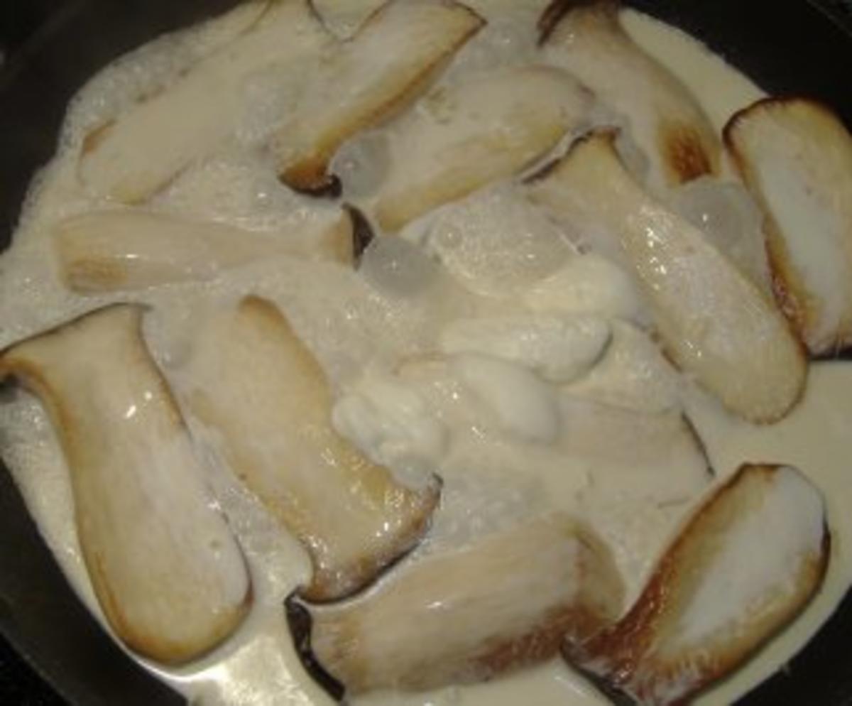Pilzragout mit Kartoffelknödel - Rezept - Bild Nr. 4