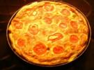 Schnelle Blätterteig Quiche mit Frischkäse und Krabben - Rezept