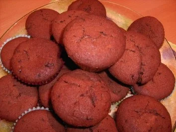 Rezept: Schokomuffins mit Pflaume Bild Nr. 2 Schokomuffins mit Pflaume - Rezept - Bild Nr. 2