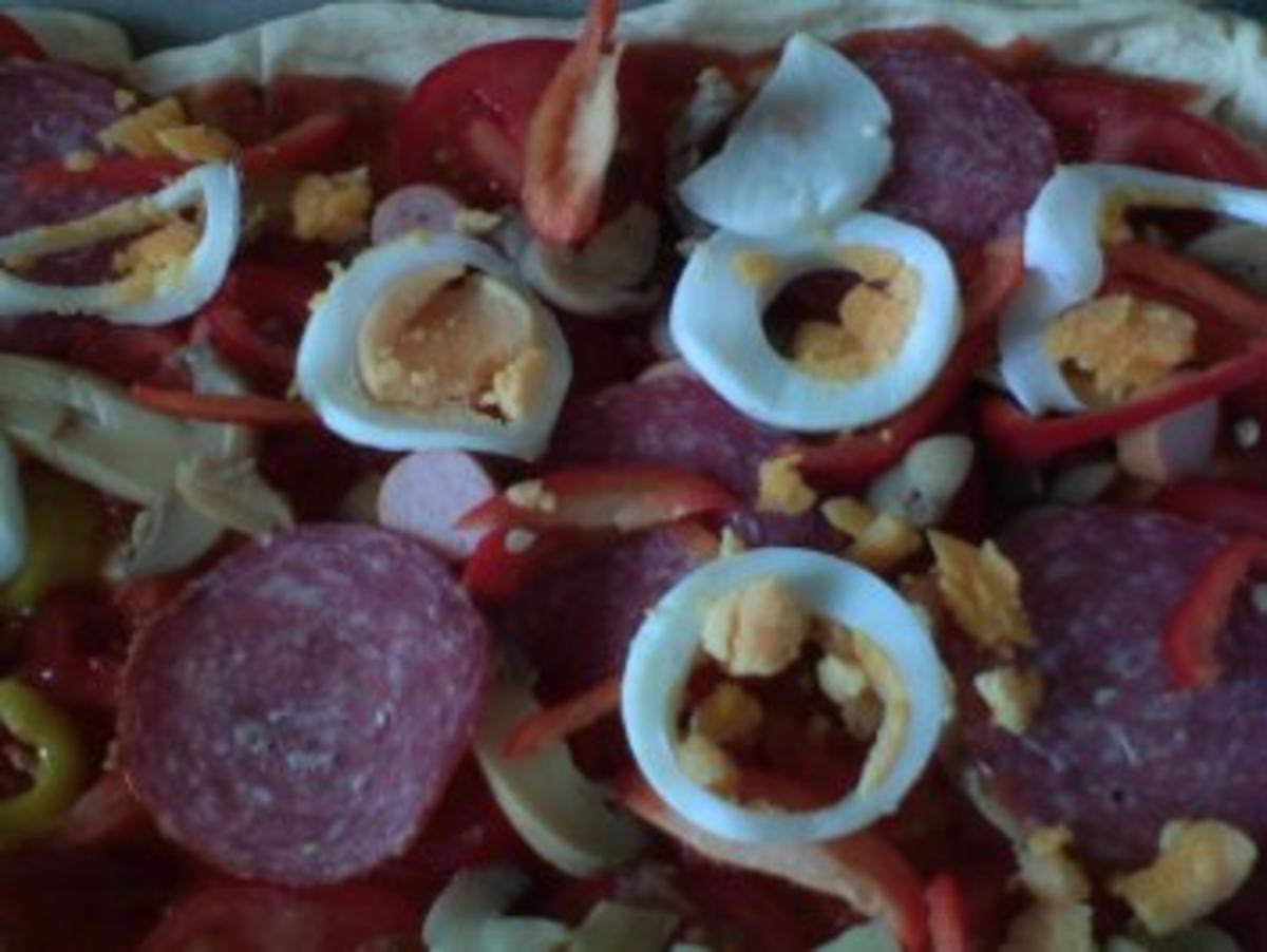Family-Pizza---supi schnell - Rezept von Heinzerlei