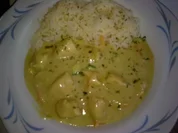 Rezept: Putengeschnetzeltes mit Erdnusssoße Putengeschnetzeltes mit Erdnusssoße - Rezept