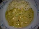 Putengeschnetzeltes mit Erdnusssoße - Rezept