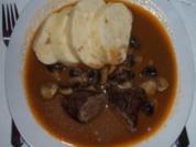 Rinderroulade mit Champignonsauce - Rezept