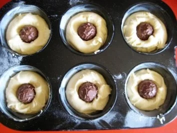 Rezept: Muffin mit Butter Sahne Trüffel Bild Nr. 2 Muffin mit Butter Sahne Trüffel - Rezept - Bild Nr. 2