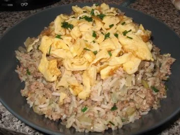 Gebratener Reis nach siamesischer Art - Rezept