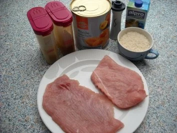 Putenschnitzel mit Pfirsich - Rezept - Bild Nr. 2