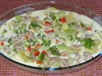 Rezept: Vegetarisches - Kartoffel-Gemüse-Auflauf Bild Nr. 3 Vegetarisches - Kartoffel-Gemüse-Auflauf - Rezept - Bild Nr. 3