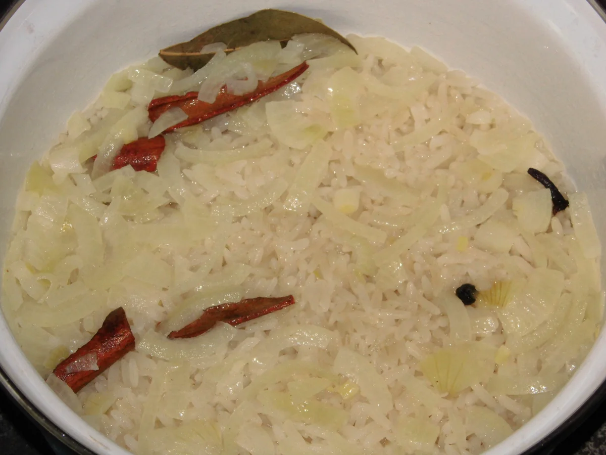 Reis mit Erbsen - Rezept - Bild Nr. 4