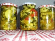 Rezept: Eingelegte Zucchini Eingelegte Zucchini - Rezept