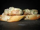 Schweinefilets auf Baguette - Rezept