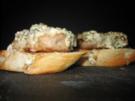 Schweinefilets auf Baguette - Rezept