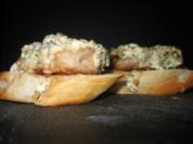 Schweinefilets auf Baguette - Rezept