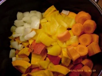 Hokkaido - Kürbis - Suppe - Rezept - Bild Nr. 4