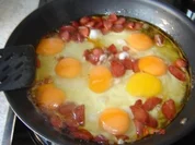 Rührei mit Sucuk - Rezept