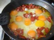 Rührei mit Sucuk - Rezept