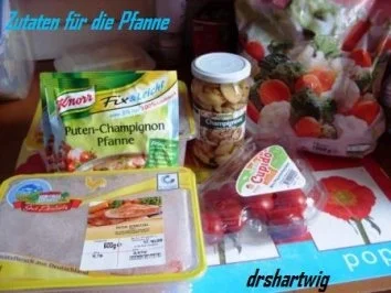 Rezept: Pfannengericht~Puten -Champigon-Pfanne Bild Nr. 2 Pfannengericht~Puten -Champigon-Pfanne - Rezept - Bild Nr. 2