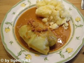 Krautwickerl mit Speck-Zwiebel-Sauce - Rezept - Bild Nr. 2