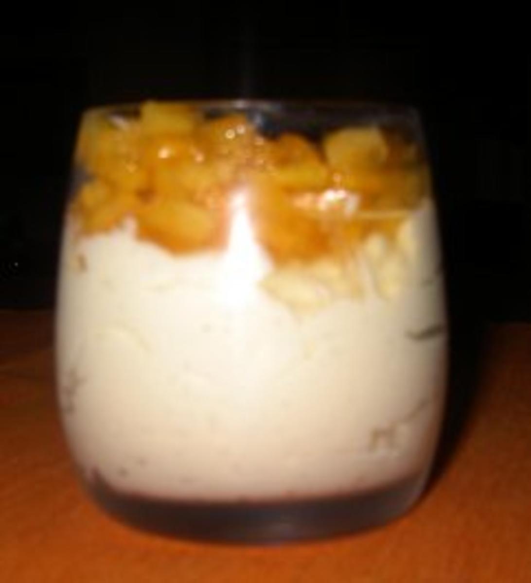 Vanille-Creme mit Ragout aus Sharon-Früchten - Rezept