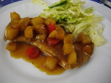 Exotische Putenschnitzel  "Ratz-Fatz" - Rezept - Bild Nr. 2