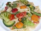 Pfannengericht: Italienisches Gemüse mit Nudeln und Feta - Rezept