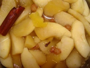 Rezept: Nachtisch - Apfelkompott de luxe - Bild Nr. 2 Nachtisch - Apfelkompott de luxe - - Rezept - Bild Nr. 2