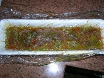 teuflisch scharfe Scampi an Tomaten-Zitronenmelisse-Terrine mit frittierter Petersilie  (siehe Fotos) - Rezept - Bild Nr. 2