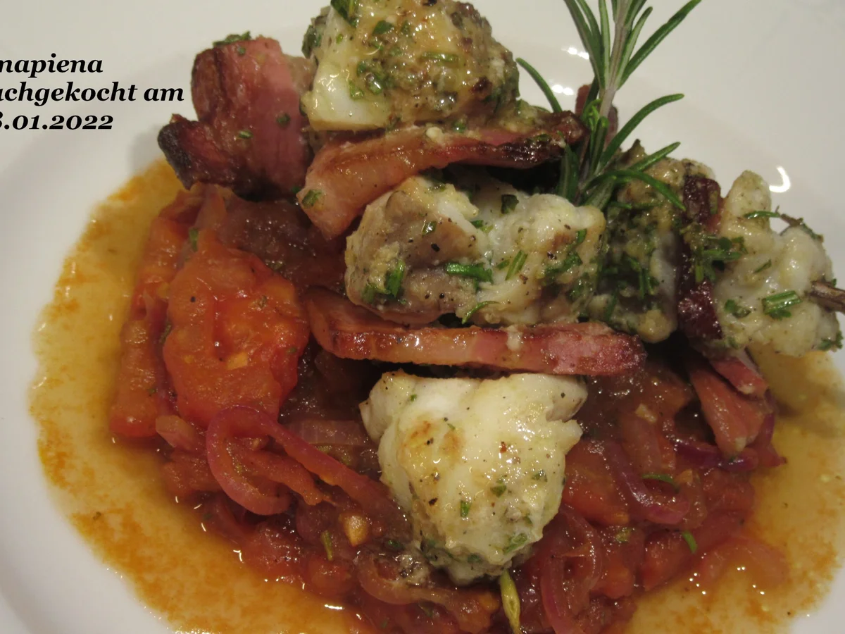 Seeteufel-Speck-Spieße - Rezept - Bild Nr. 3