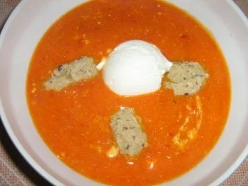 Kürbissuppe mit Haselnussnockerln - Rezept - Bild Nr. 2