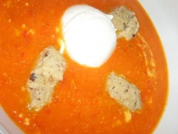 Kürbissuppe mit Haselnussnockerln - Rezept - Bild Nr. 4