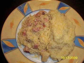 Sauerkraut-Kasseler-Pfanne - Rezept
