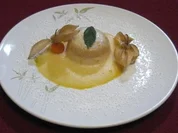 Geeiste Teecreme mit Orangenschaum - Rezept
