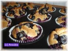 Kuchen/Gebäck - Dooley's Muffins mit Heidelbeeren - Rezept