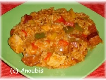 Hauptgericht deftig - Jambalaya - Reiseintopf - Rezept