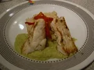 Fisch - Lumb an Avocado Coulis und Zitronengrasrisotto - Rezept