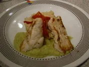 Fisch - Lumb an Avocado Coulis und Zitronengrasrisotto - Rezept