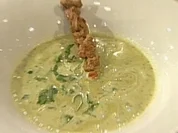 Sauerampfersuppe mit Kalbspießchen (Gotthilf Fischer) - Rezept