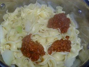 Bandnudeln mit Hackbällchen - Rezept - Bild Nr. 3