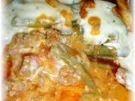 Hackfleischgericht - Bohnen-Hack-Auflauf mit Gorgonzolarahm - Rezept