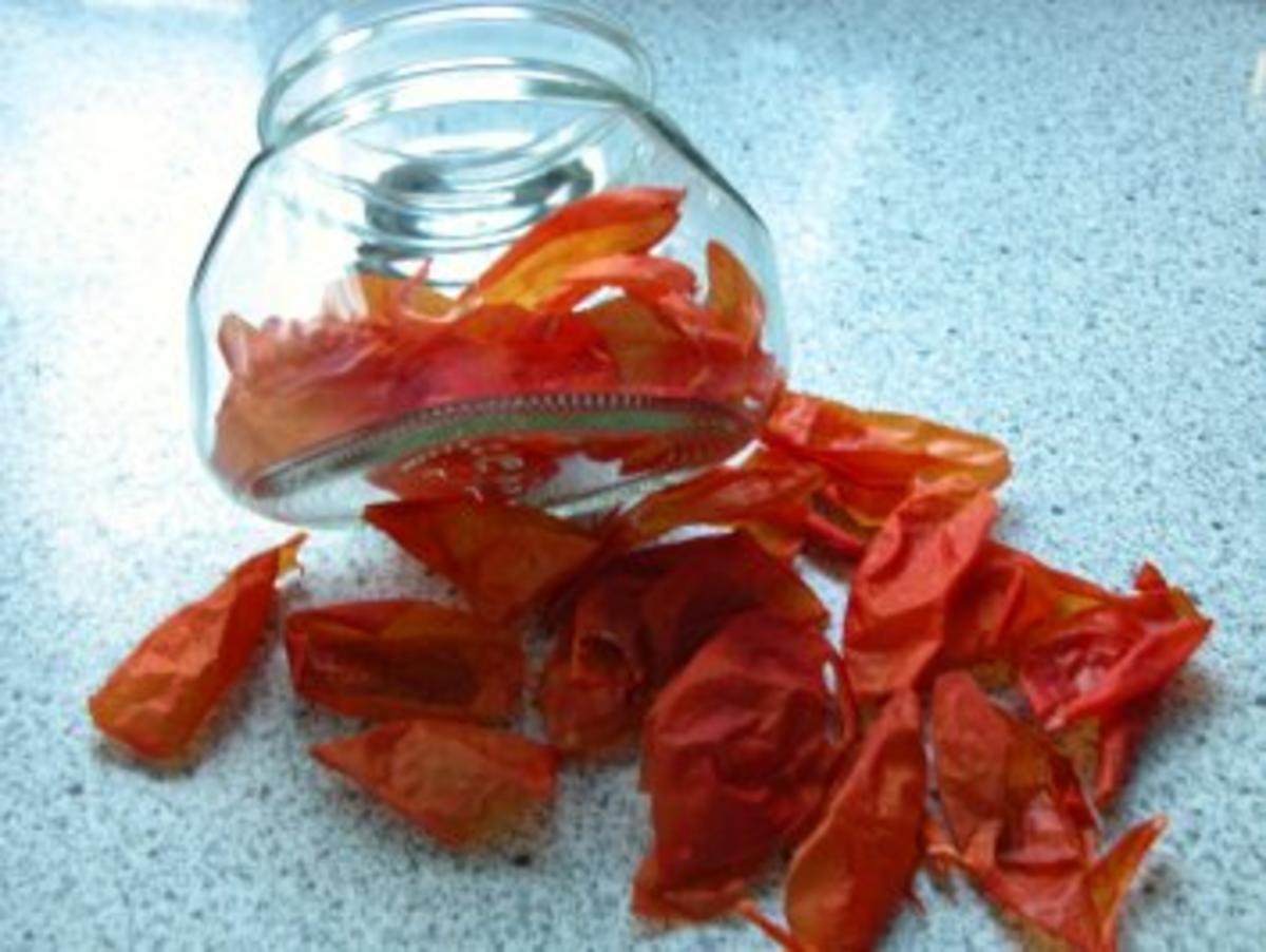 Getrocknete Tomatenhaut - Rezept