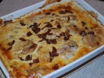 Schweinefilet auf Fenchel-Gorgonzola-Gemüse - Rezept