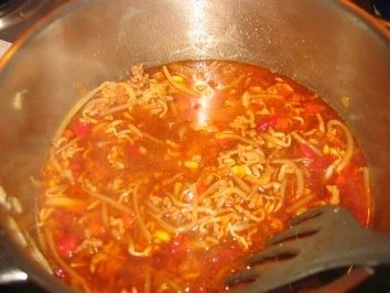 Rezept: Asiatisch: Chinesische Lasagne Bild Nr. 4 Asiatisch: Chinesische Lasagne - Rezept - Bild Nr. 4