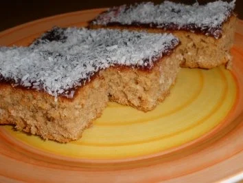 Schneller Kokos - Blechkuchen - Rezept