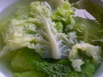 Wirsing Hackbraten mit Käsekruste - Rezept