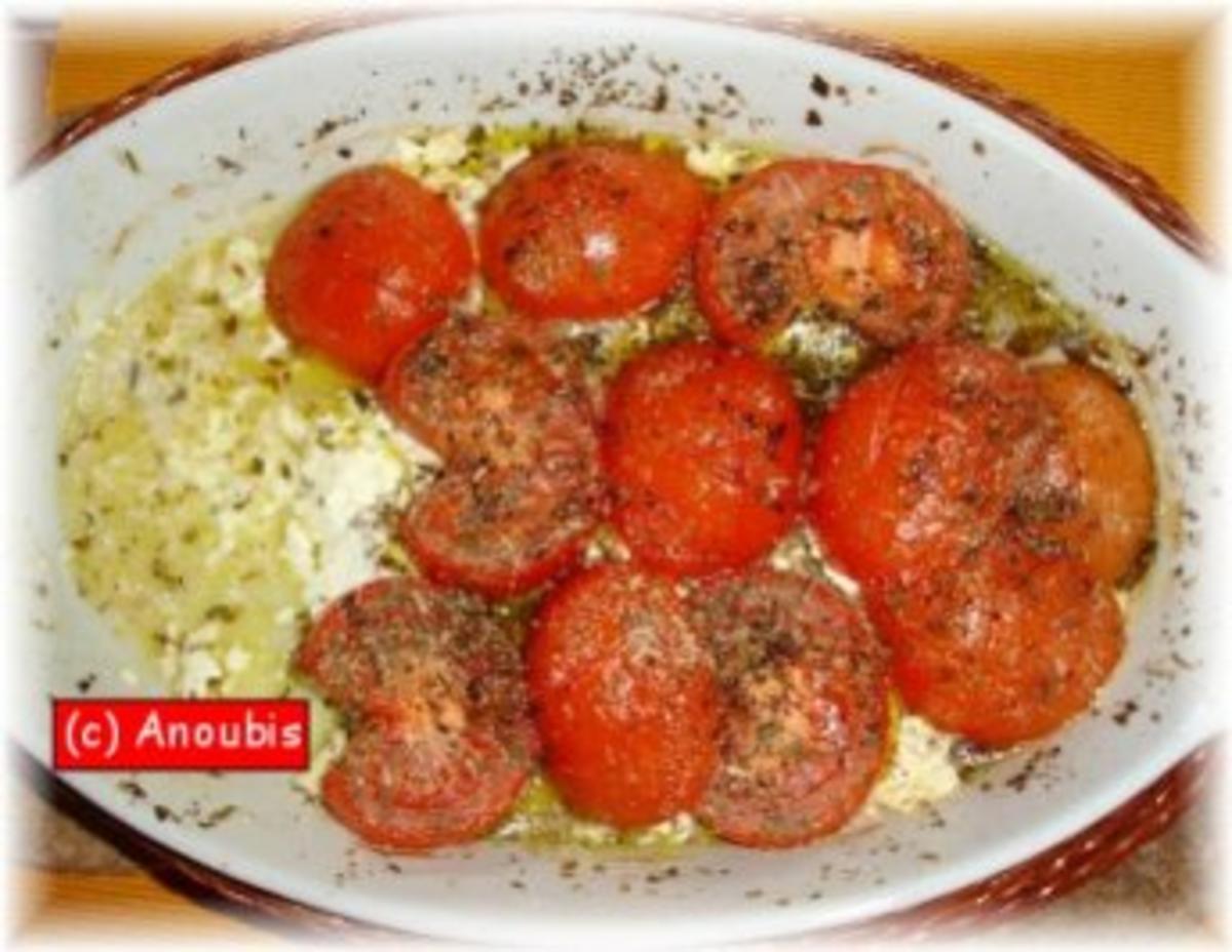 Hauptgericht vegetarisch - Ofen-Tomaten mit Feta - Rezept