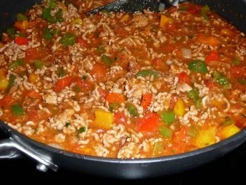 Bunte Hacksoße auf Spaghetti - Rezept - Bild Nr. 8