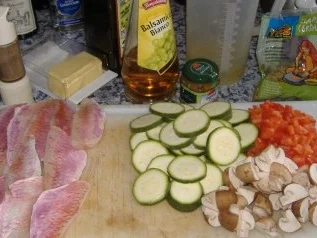 Meerbarbenfilets auf indischem Gemüse - Rezept - Bild Nr. 2